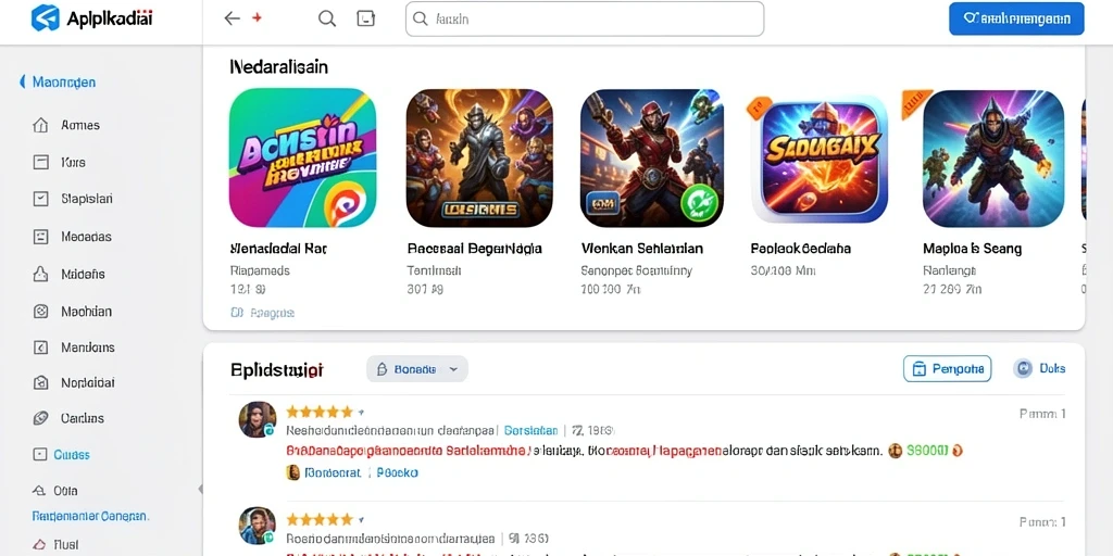 Tampilan antarmuka yang menarik dan mudah digunakan.