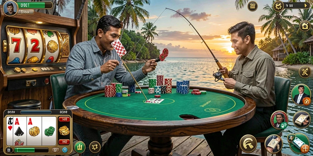 Tampilan awal permainan dengan grafik yang menawan.