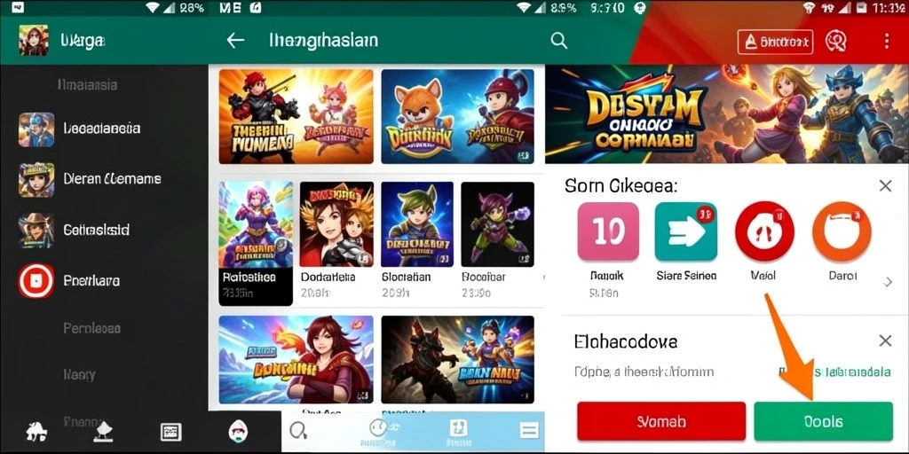 Tampilan antarmuka aplikasi IDNRAJA yang menarik.