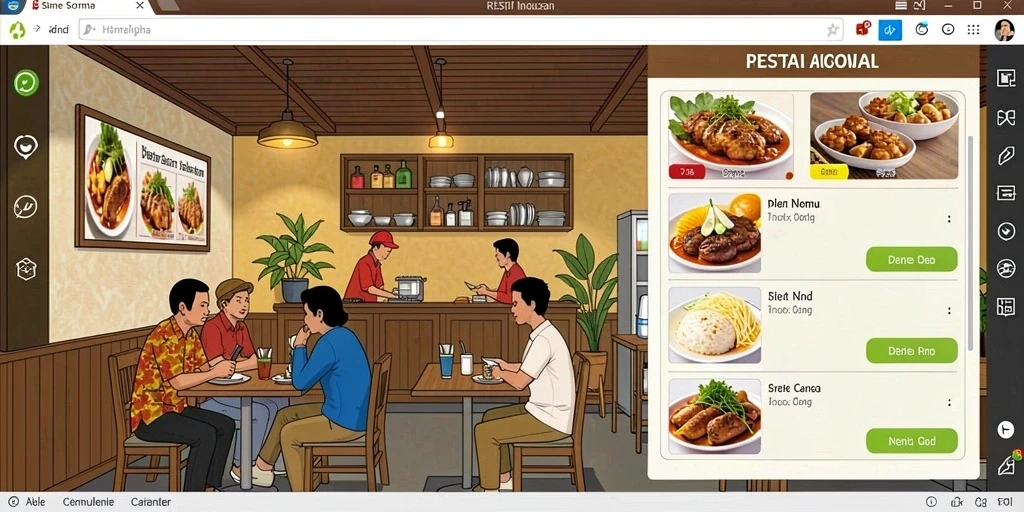 Tampilan antarmuka yang intuitif dan menarik.