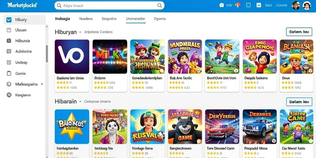Tampilan awal aplikasi yang menarik dan mengundang.
