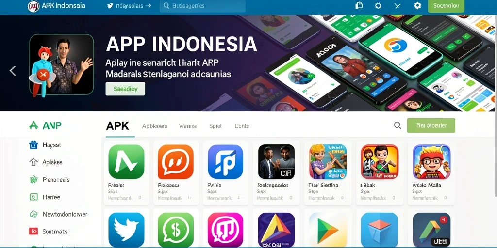 Layar utama aplikasi dengan berbagai pilihan permainan.