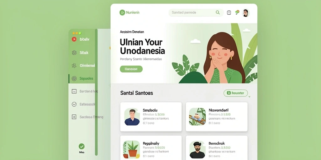 Tampilan antarmuka yang user-friendly.
