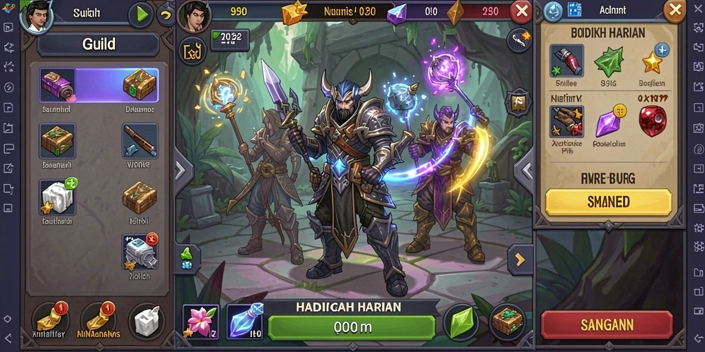 Tampilan awal game PP7 yang menarik.
