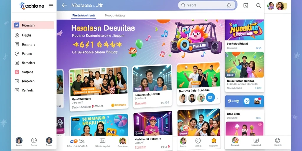 Tampilan awal permainan dengan grafis yang memukau.