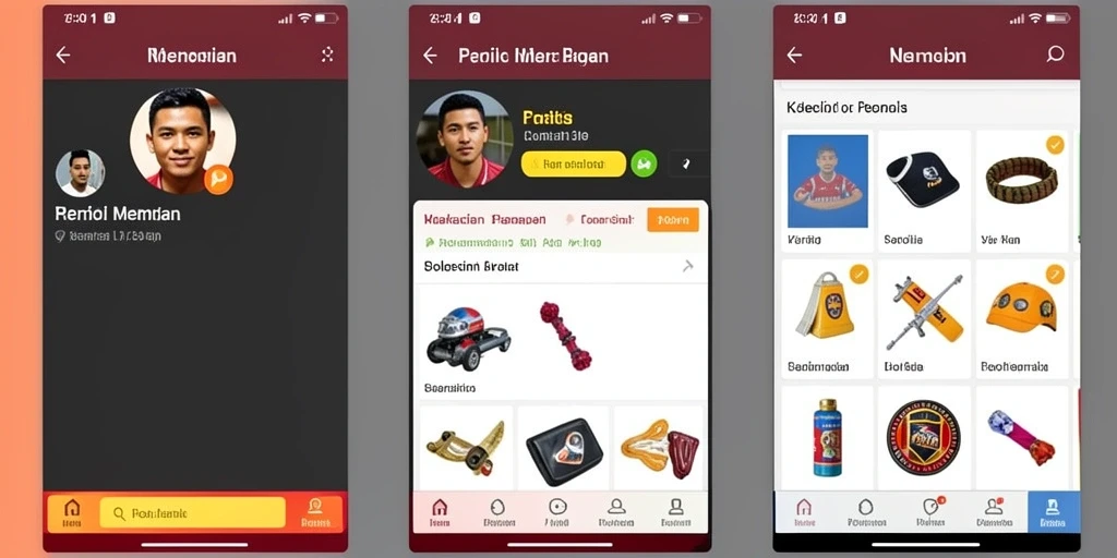 Tampilan awal game yang menakjubkan dan intuitif.