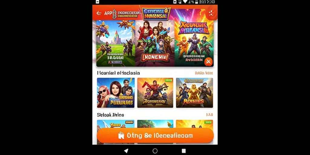 Tangkapan layar dari mode permainan yang mendebarkan.