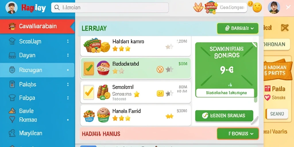 Tampilan antarmuka yang menarik dan mudah digunakan.